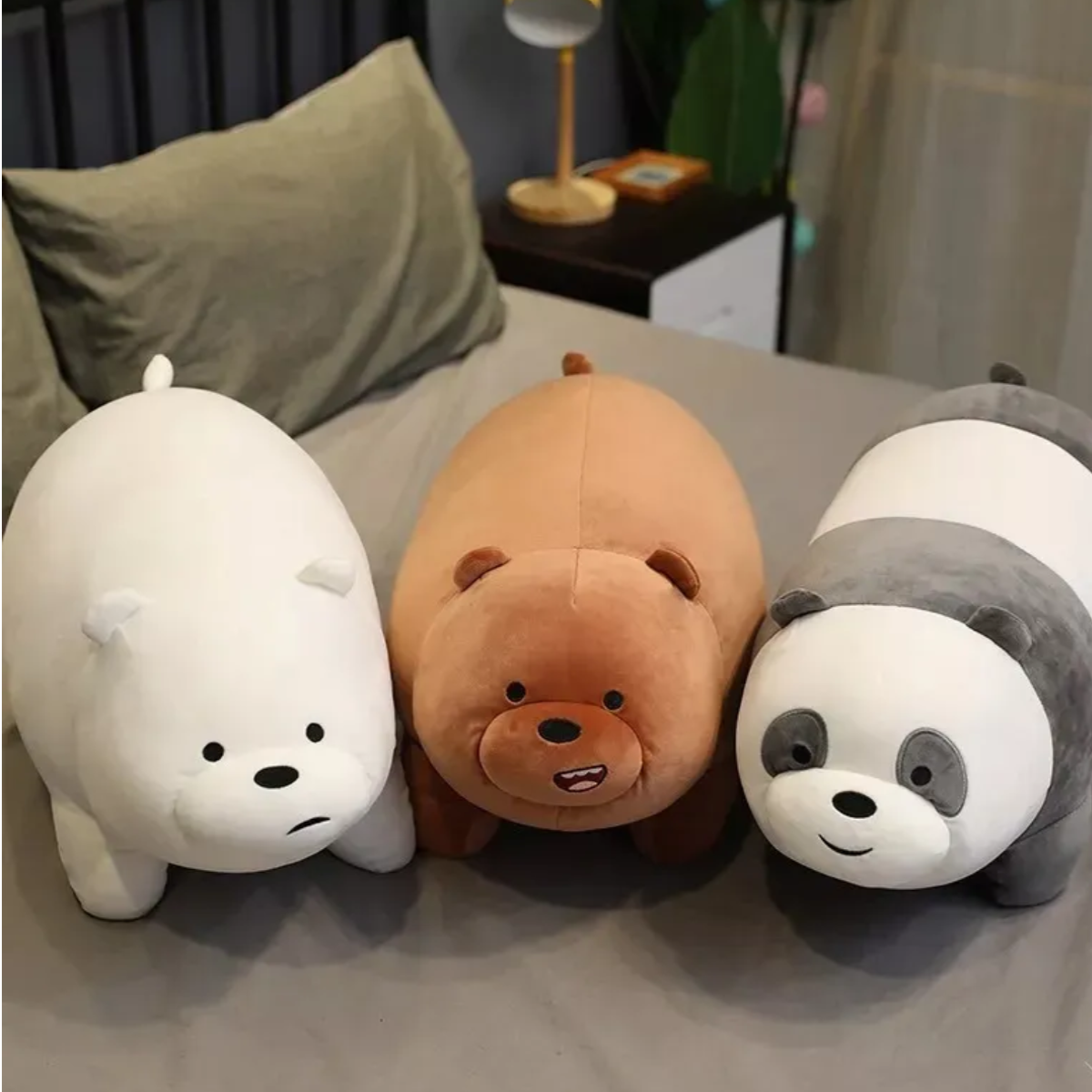 Foto 3 pulgar | 3pcs Osos Escandalosos 30 Cm Pardo, Polar Y Panda Lab.g Multicolor