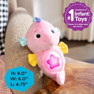 Foto 5 | Peluche De Peluche Para Bebé Einstein Sea Dreams, Caballito De Mar, Rosa - Venta Internacional.