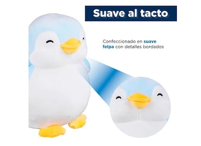 Foto 3 | Xtellar Peluche Sofisticado De Pingüino Azul, Perfección De Miniso