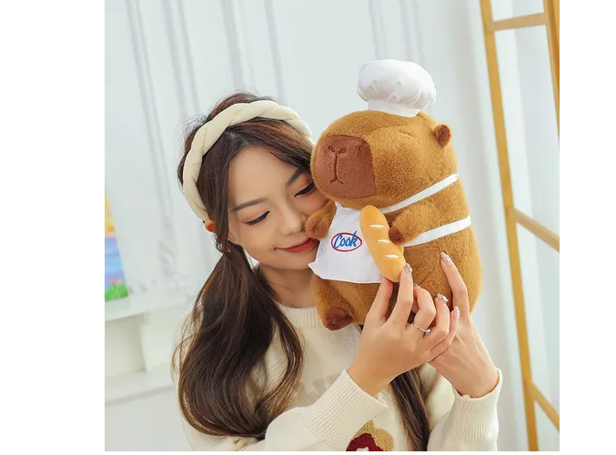 Foto 5 pulgar | Xtellar Capybara Pibala Chef  Suave Peluche De Lujo De 35 Cm