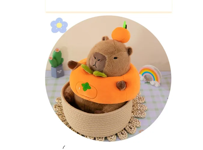 Foto 4 pulgar | Exclusivo Kit De Peluche Capibara Xtellar De 40 Cm + Llavero Mágico De 12cm – Ideal Regalo Asombroso Para Niñas