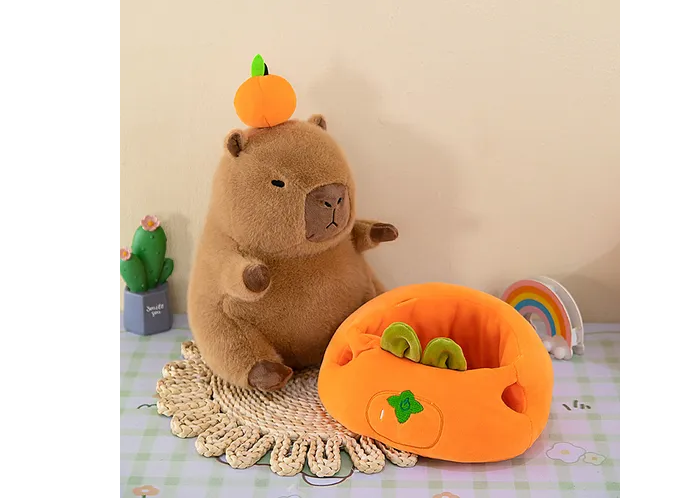 Foto 6 pulgar | Exclusivo Kit De Peluche Capibara Xtellar De 40 Cm + Llavero Mágico De 12cm – Ideal Regalo Asombroso Para Niñas
