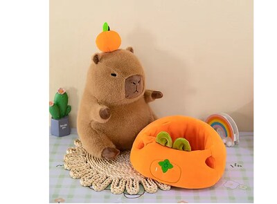 Foto 5 | Exclusivo Kit De Peluche Capibara Xtellar De 40 Cm + Llavero Mágico De 12cm – Ideal Regalo Asombroso Para Niñas