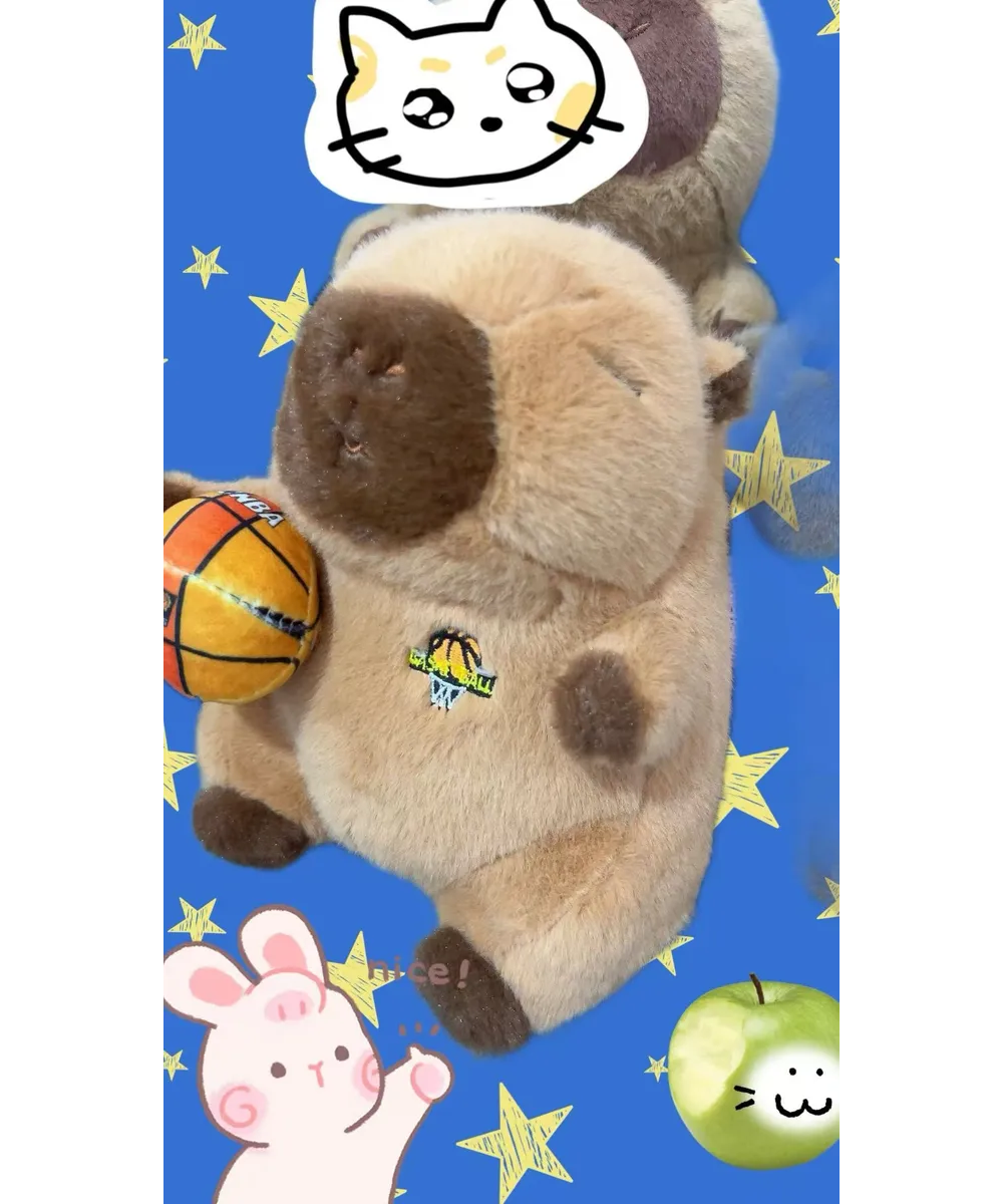 Foto 5 | Peluche Capibara Lab.gbalon Amarilo Marrón Claro