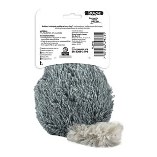 Foto 2 | Juguete Para Perro Peluche Mapache Lab.gnegro Gris Blanco