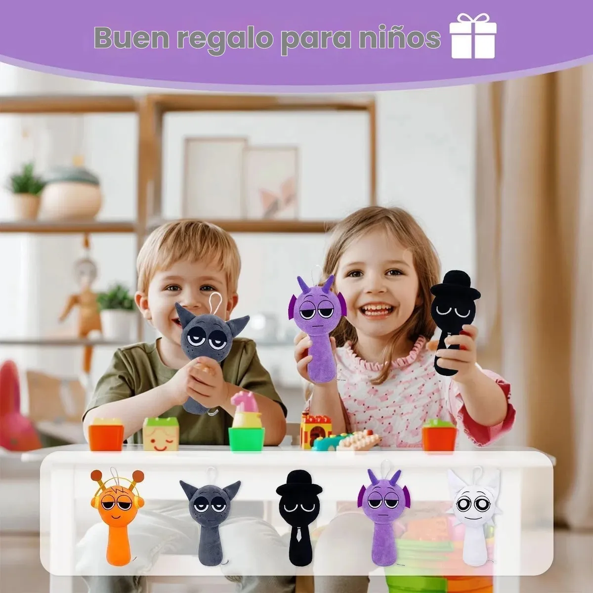 Foto 4 | Juguetes De Peluche  Lab.g 2pz Cafe Amarillo Sol