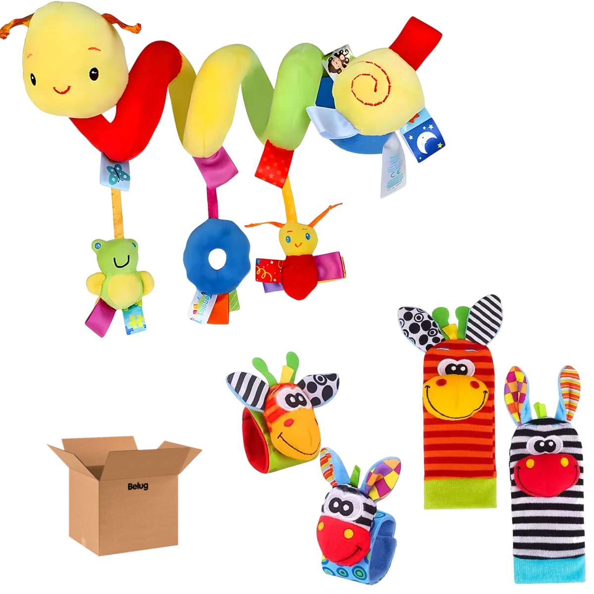 Foto 2 pulgar | Peluche Sonaja Belug  5pcs Multicolor