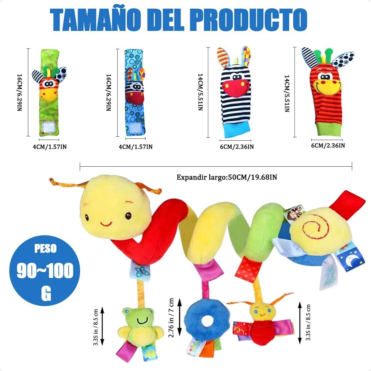 Foto 2 | Peluche Sonaja Belug  5pcs Multicolor