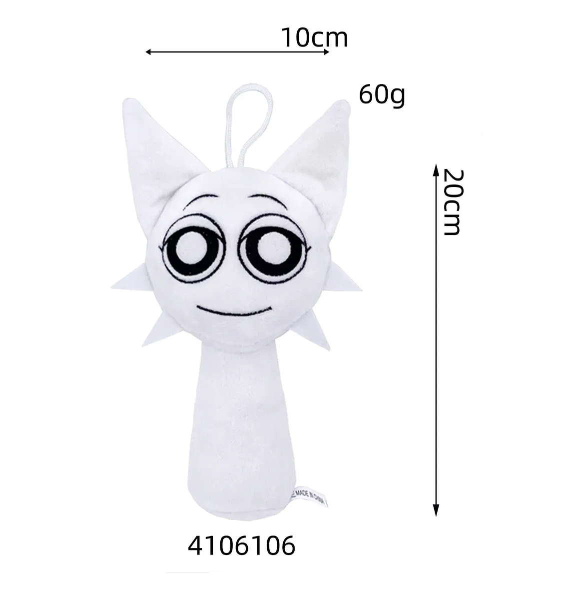 Foto 4 pulgar | Juguetes De Peluche  Lab.g 2pz Blanco Gris