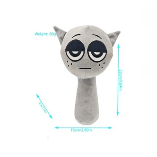 Foto 4 | Juguetes De Peluche Lab.g 2pz Blanco Gris