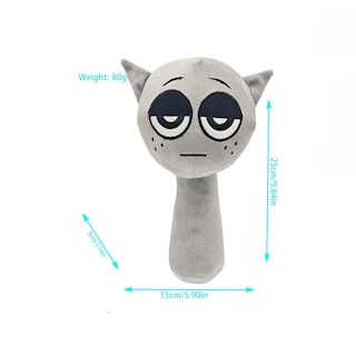 Foto 4 | Juguetes De Peluche Belug 2pz Blanco Gris