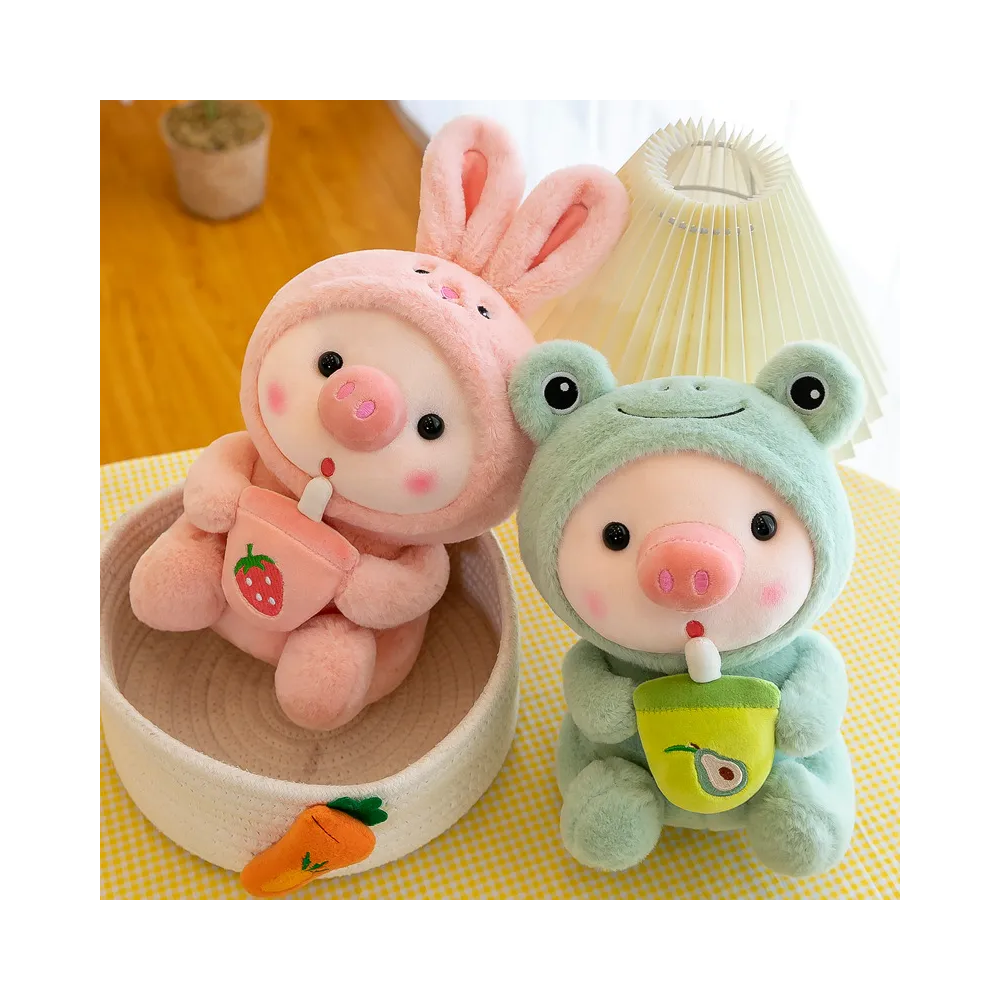 Foto 4 pulgar | Cerdito de Peluche Lab.g con Capucha