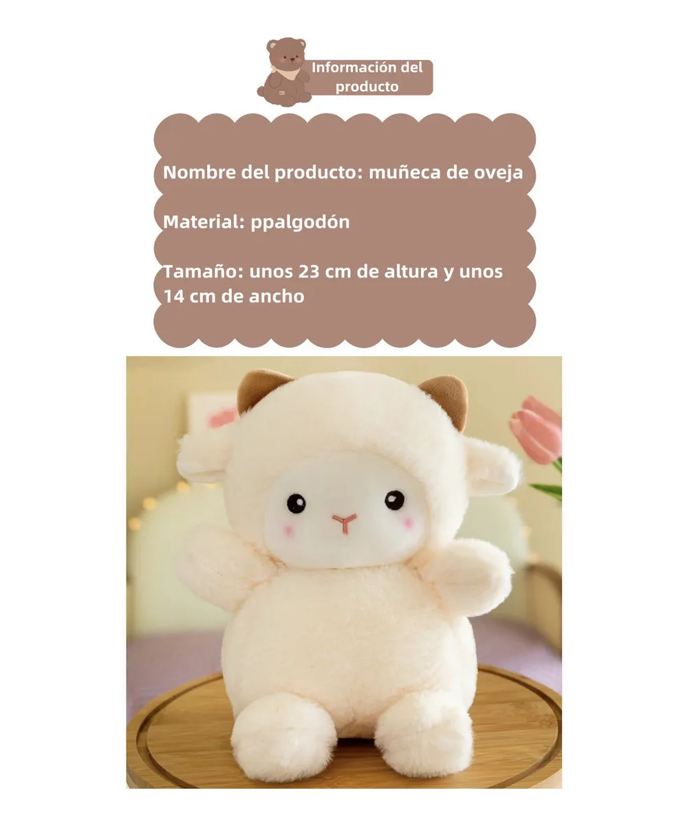 Foto 5 pulgar | Oveja De Peluche  Lab.g 25cm Blanco