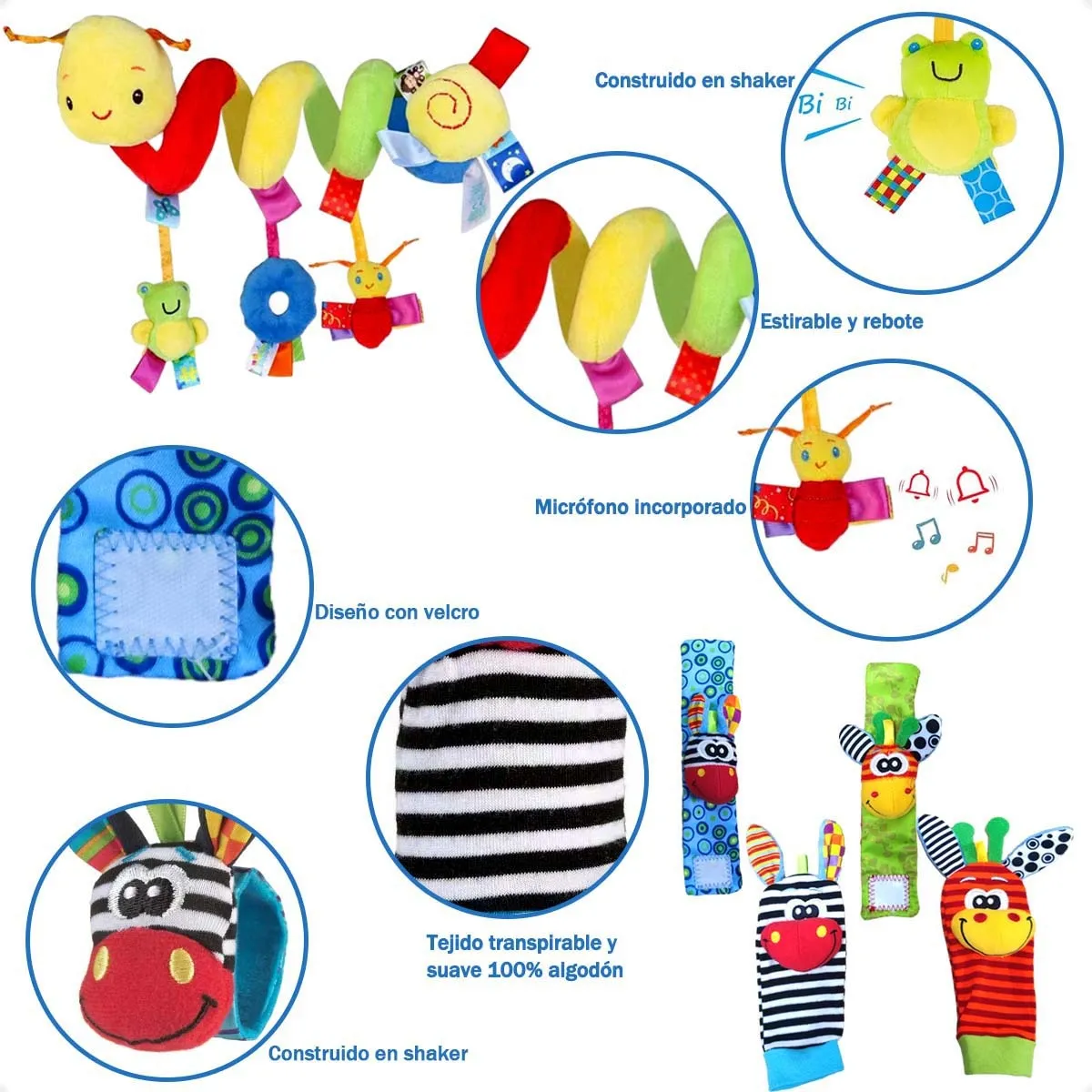 Foto 4 pulgar | Peluche Sonaja  Lab.g 5pcs Multicolor