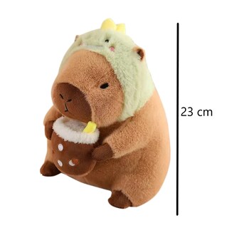 Foto 3 | Peluche De Capibara Dinosaurio Lab.g Cafe Verde