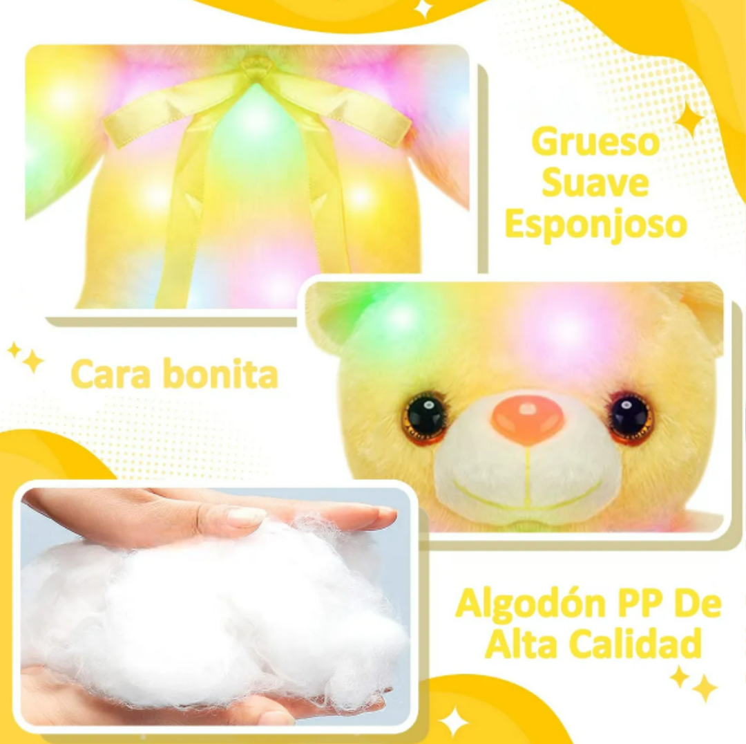 Foto 3 pulgar | Oso De Peluche Luminoso Xtellar Con Luces Led  Regalo Aspiracional Para Niños