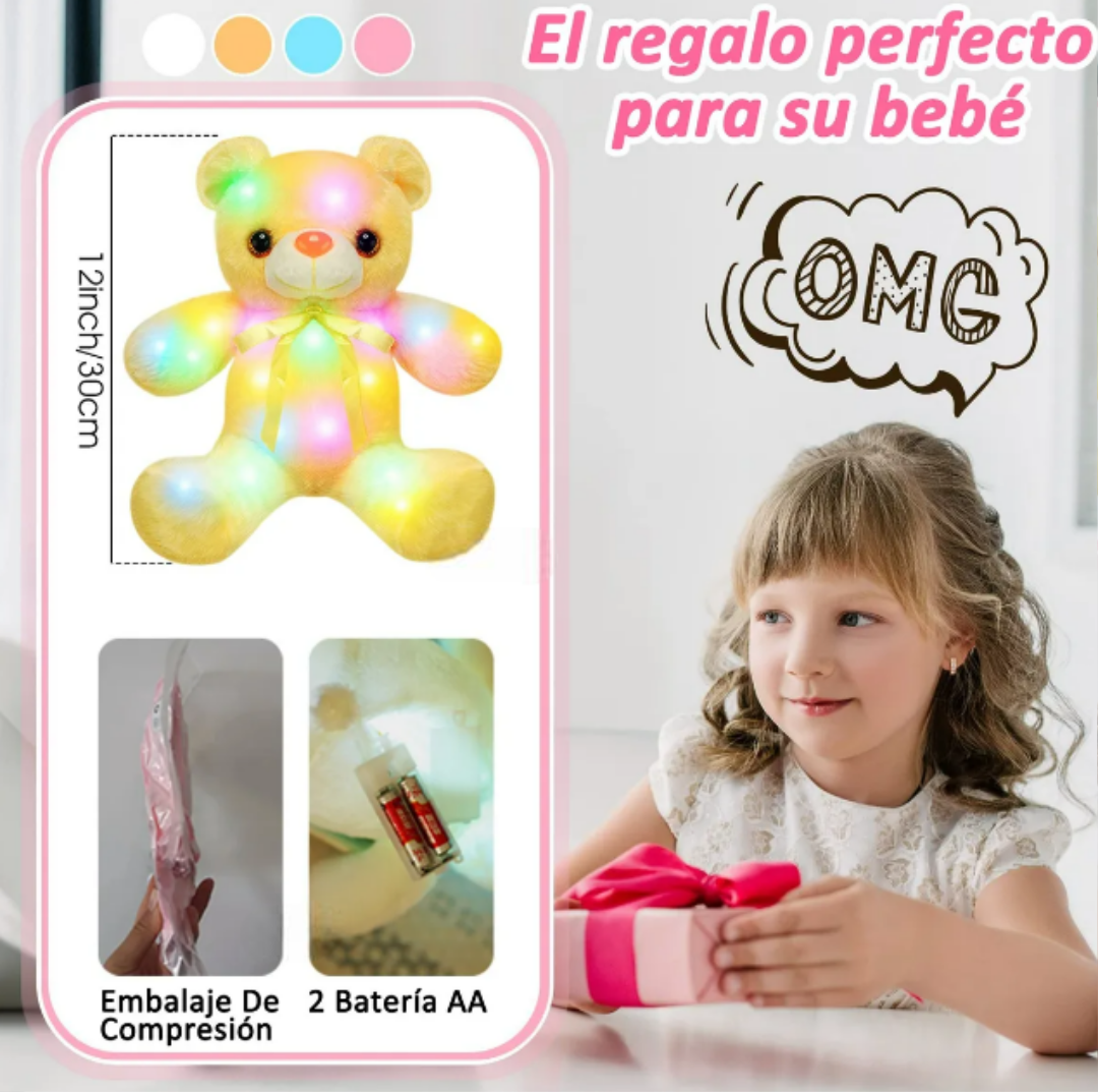 Foto 4 pulgar | Oso De Peluche Luminoso Xtellar Con Luces Led  Regalo Aspiracional Para Niños