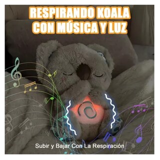 Foto 3 | Koala De Juguete Peluche Belug Gris