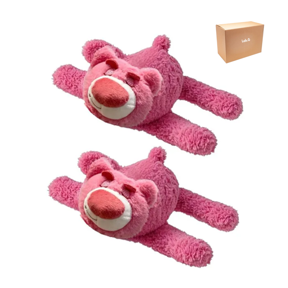 Foto 2 pulgar | Juguetes Oso Lotso   Rosa Lab.g  Peluche 2pcs
