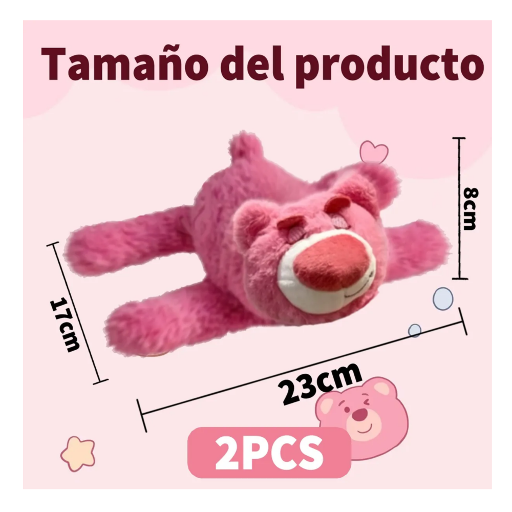 Foto 3 pulgar | Juguetes Oso Lotso   Rosa Lab.g  Peluche 2pcs