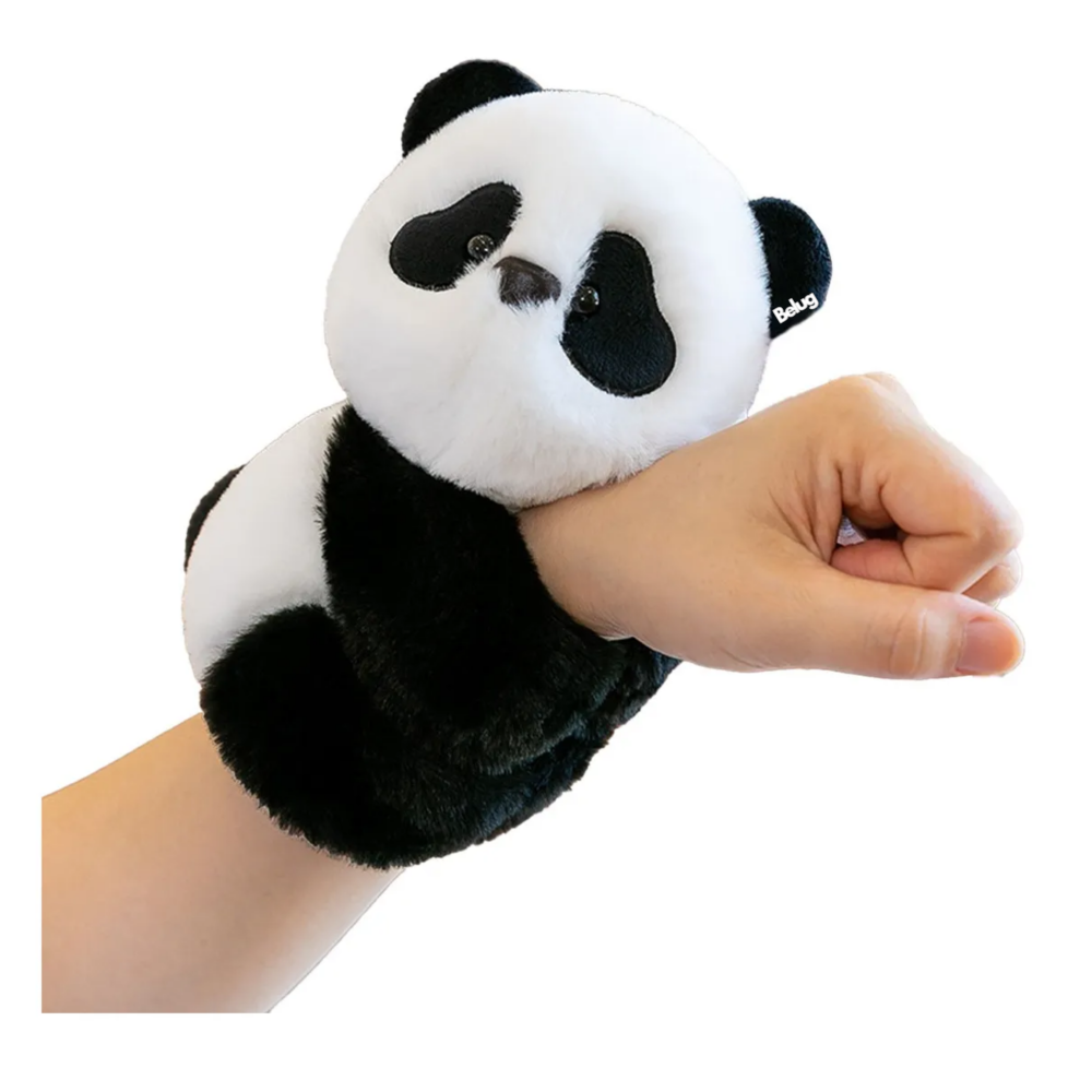 Foto 3 pulgar | 1pcz Pulsera Panda Peluche Belug  Negro Con Blanco