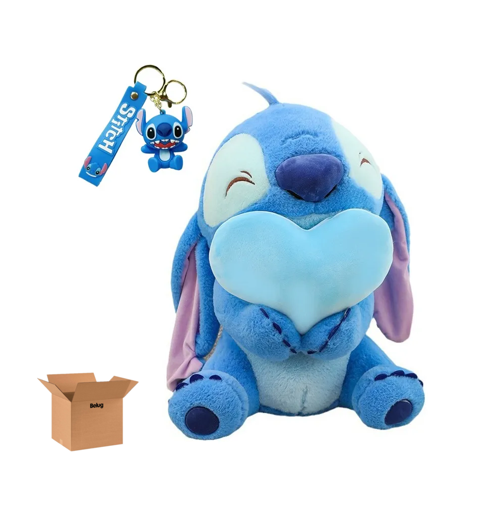 Foto 2 pulgar | Stitch Peluche  Belug Juguetes Corazon Azul