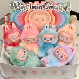 Foto 3 | Colgante De Peluche De Vinilo Pop Mart The Monsters Big Into Energy - Venta Internacional.