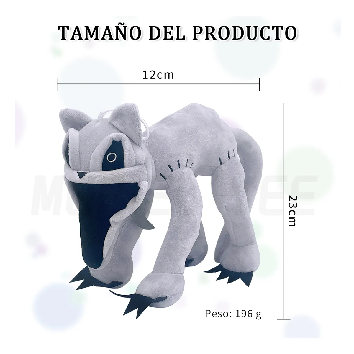 Foto 2 | Peluche Belug  De Critters Sonrientes Gris