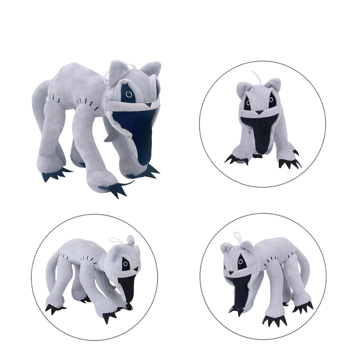 Foto 5 pulgar | Peluche Belug  De Critters Sonrientes Gris