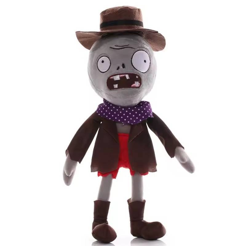 Foto 2 pulgar | Peluche Videojuegos Cowboy Zombie Plants Vs Zombies Regalo Suave Felpa Juguetes Niños