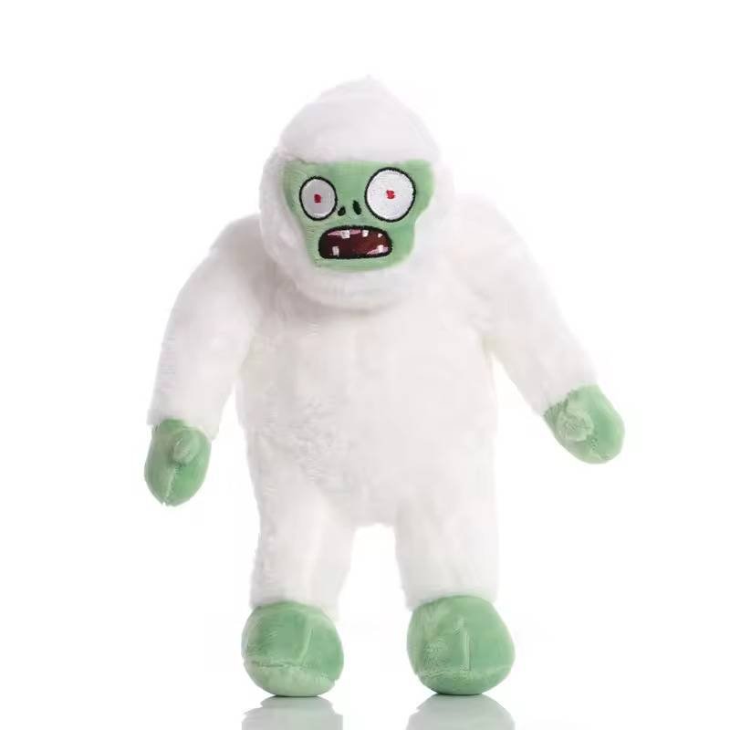 Foto 2 pulgar | Peluche Videojuegos Zombi Yeti Plants Vs Zombies Regalo Suave Felpa Juguetes Niños