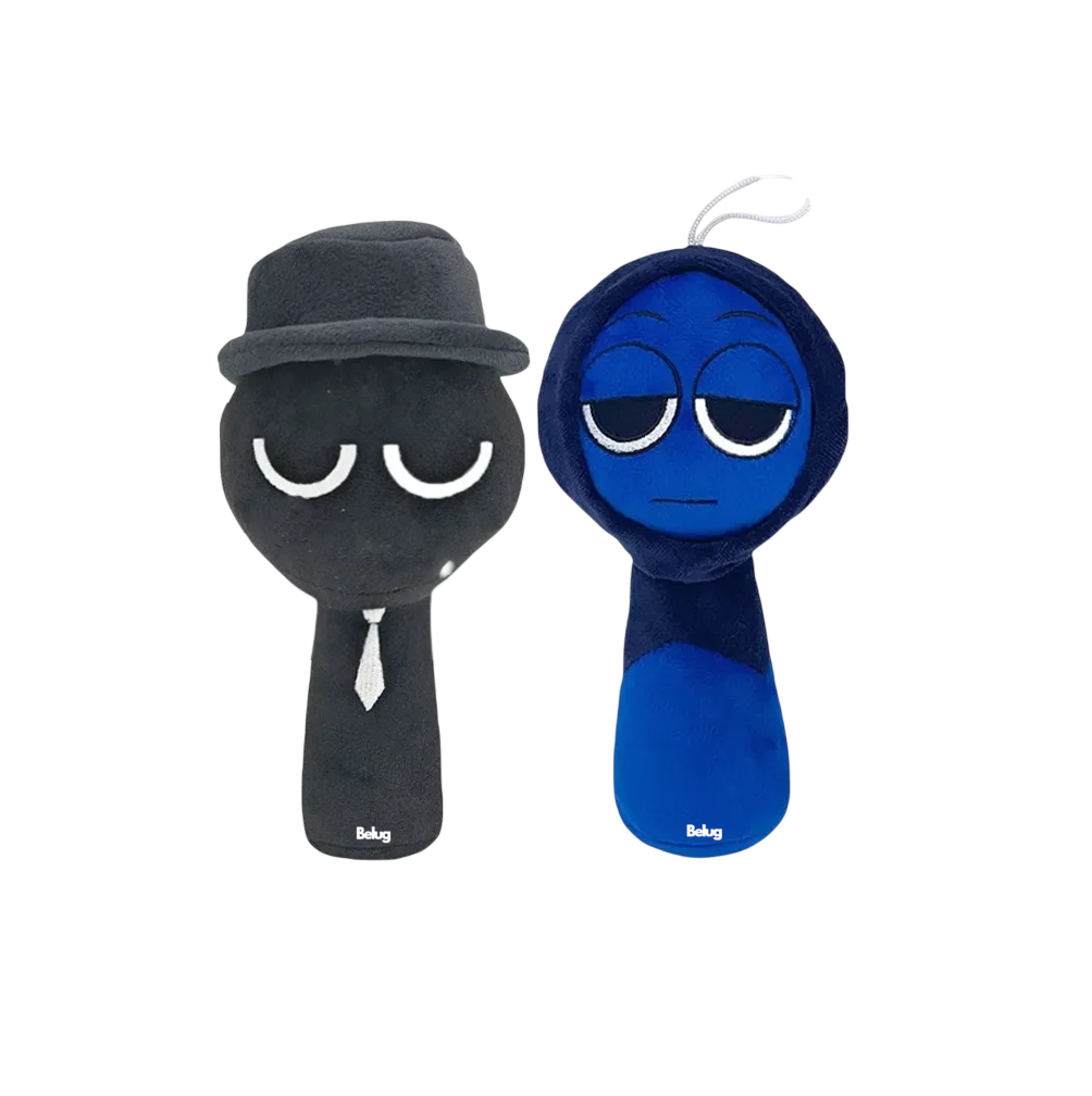 Foto 2 pulgar | Juguetes De Peluche De Juegos De Terror  Azul Oscuro-bombín Negro