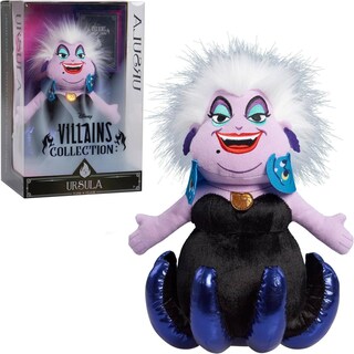 Foto 1 | Just Play Colección Disney Villains Ursula Sirenita Peluche Coleccionable De 13 Pulgadas