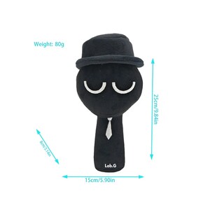 Foto 2 | Juguetes De Peluche De Juegos De Terror Azul Oscuro-bombín Negro