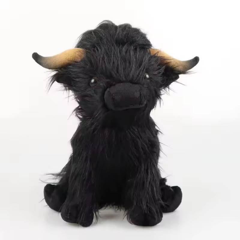 Foto 1 | Peluche Colección Vaca Highland Blanca 25cm Felpa Juguetes Niños
