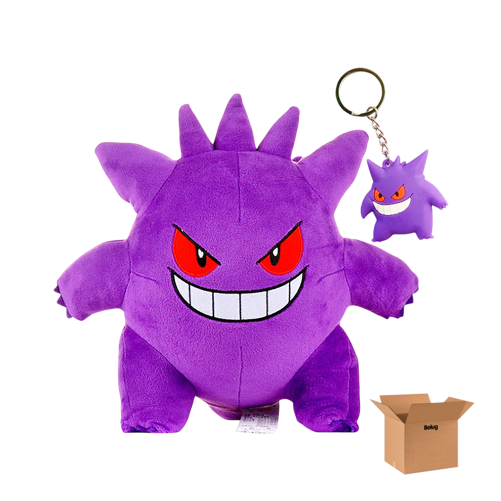 Foto 1 | Peluches Y Llavero  Belug 28cm Gengar Morado 2pz