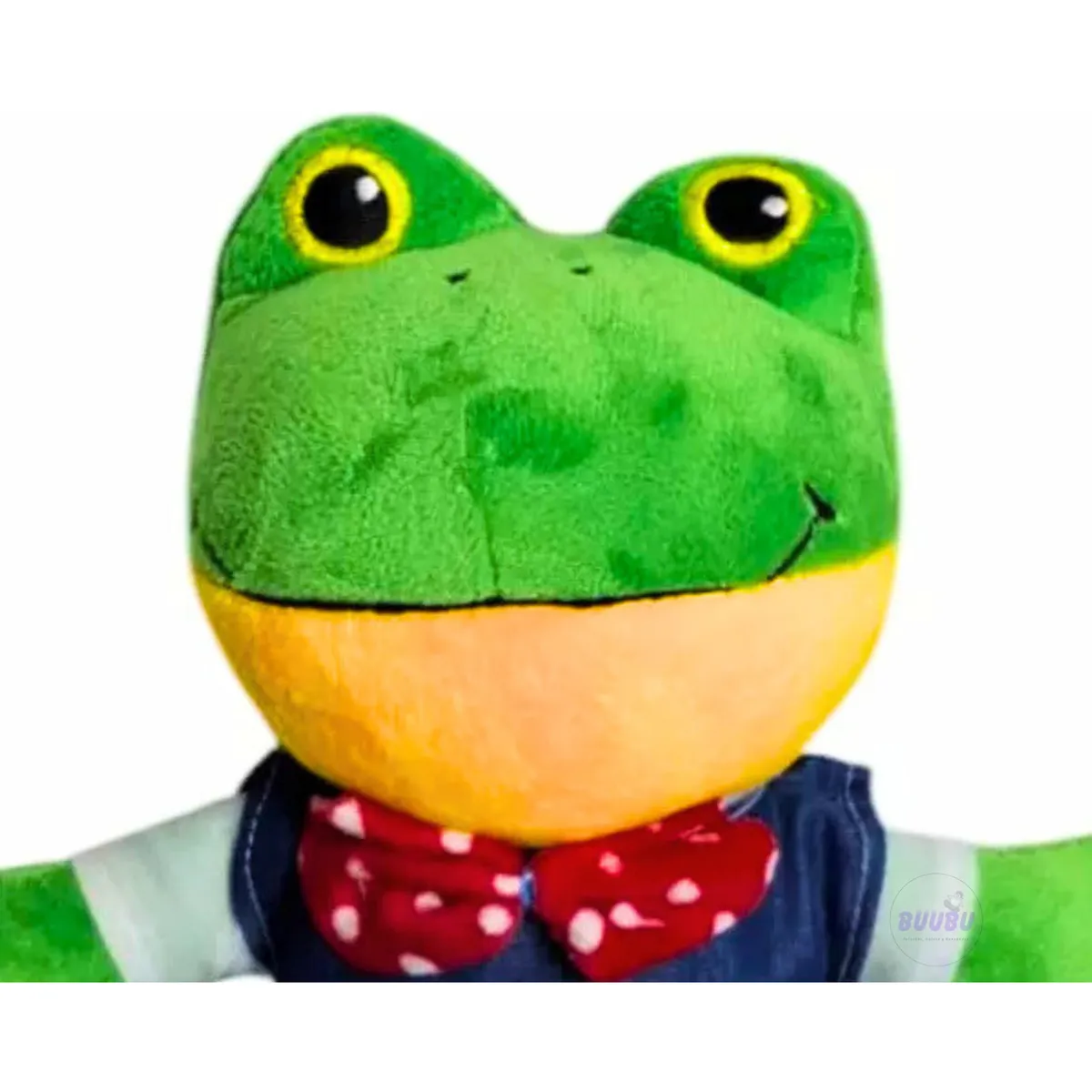 Foto 4 pulgar | Peluche Belug  Rana Rene 30cm Verde Overol Azul