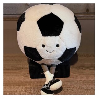 Foto 4 | Peluche De Fútbol Belug Negro Blanco