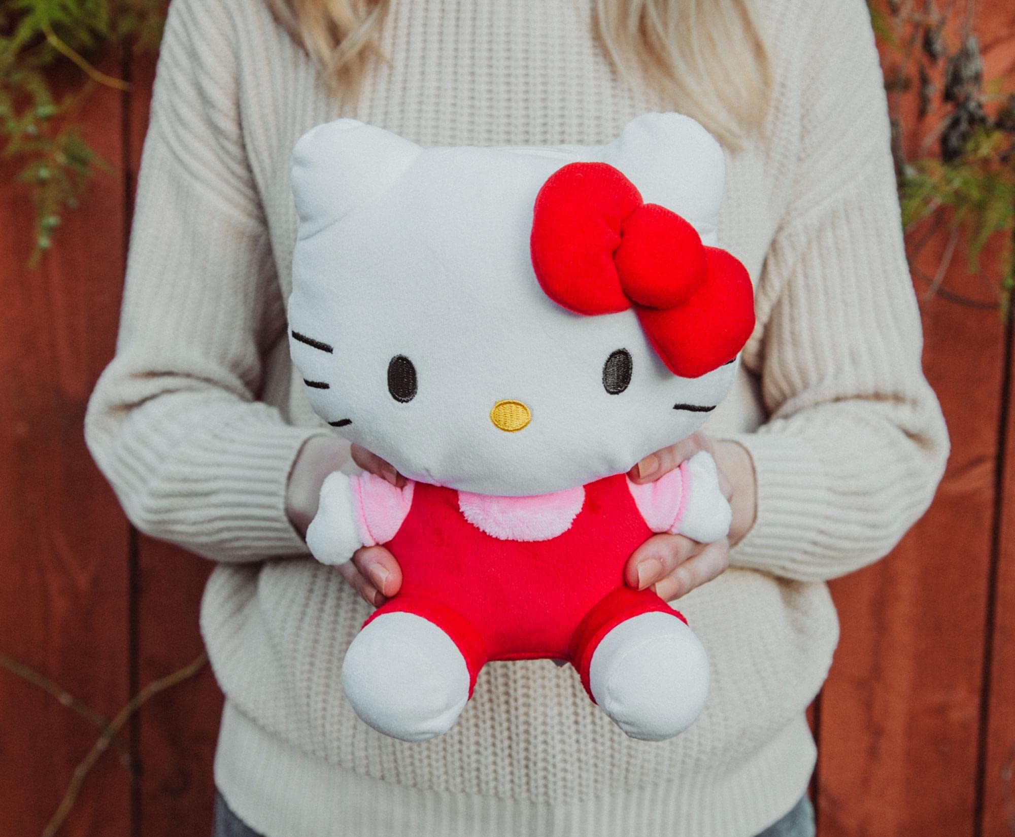 Foto 6 pulgar | Monedero De Peluche Plateado Buffalo Sanrio Hello Kitty Soft - Venta Internacional.
