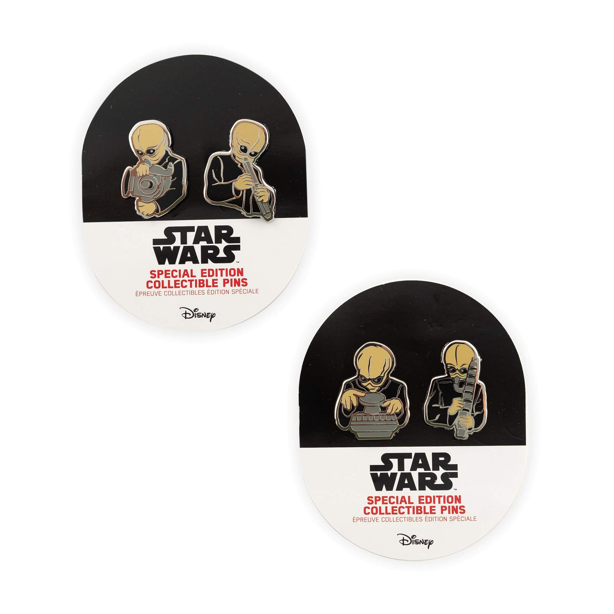 Foto 4 pulgar | Set De Alfileres De Felpa Y Esmalte Star Wars Mos Eisley's Cantina Villains - Venta Internacional.