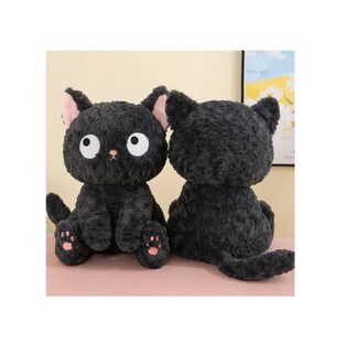 Foto 2 | Peluche Personaje Gato Ojos Saltones Negro