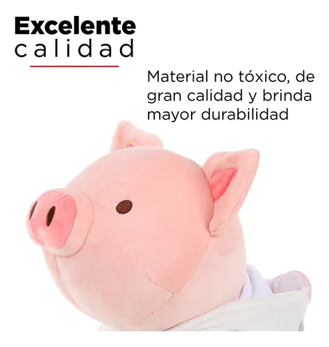 Foto 3 | Peluche Xtellar Cerdito Sentado Con Capucha De Vaca 27.9x21.2