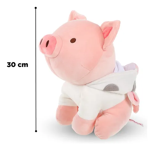 Foto 4 | Peluche Xtellar Cerdito Sentado Con Capucha De Vaca 27.9x21.2