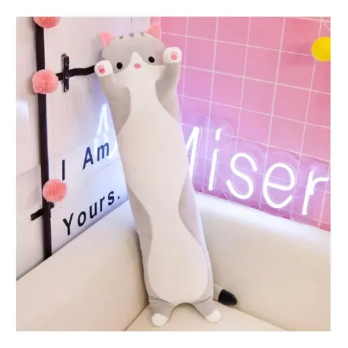 Foto 4 | Almohada Larga Xtellar de Peluche Gatito 70 cm