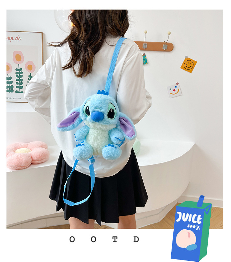 Foto 6 pulgar | Bolso De Mensajero Con Estampado De Muñecos De Peluche Con Dibujos Animados De Kirby Blue Para Niños - Venta Intern