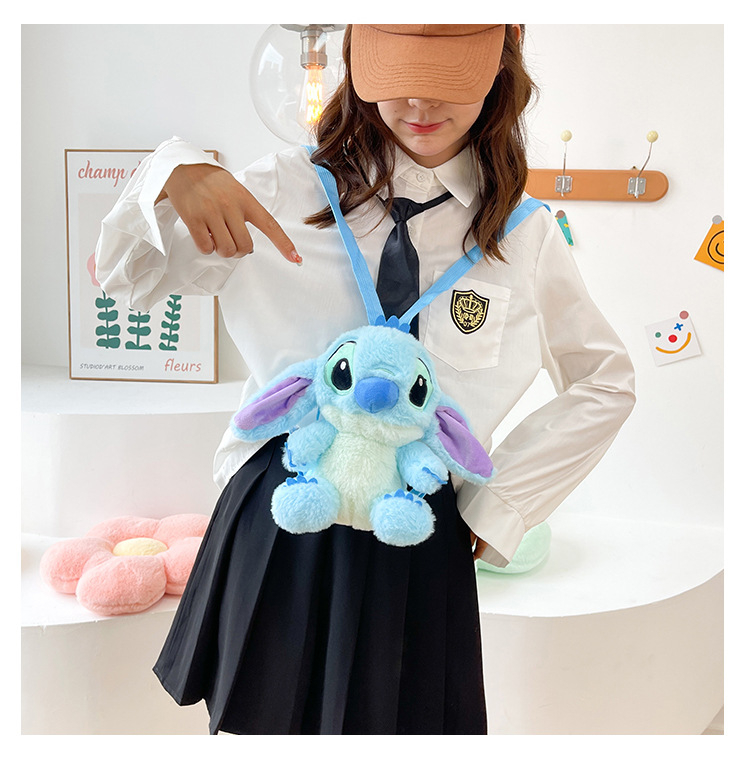 Foto 7 pulgar | Bolso De Mensajero Con Estampado De Muñecos De Peluche Con Dibujos Animados De Kirby Blue Para Niños - Venta Intern