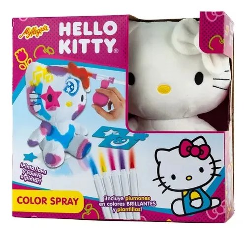 Foto 2 pulgar | Mi Alegría Hello Kitty Color Spray Color Blanco Para Pintar
