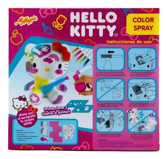 Foto 4 | Mi Alegría Hello Kitty Color Spray Color Blanco Para Pintar