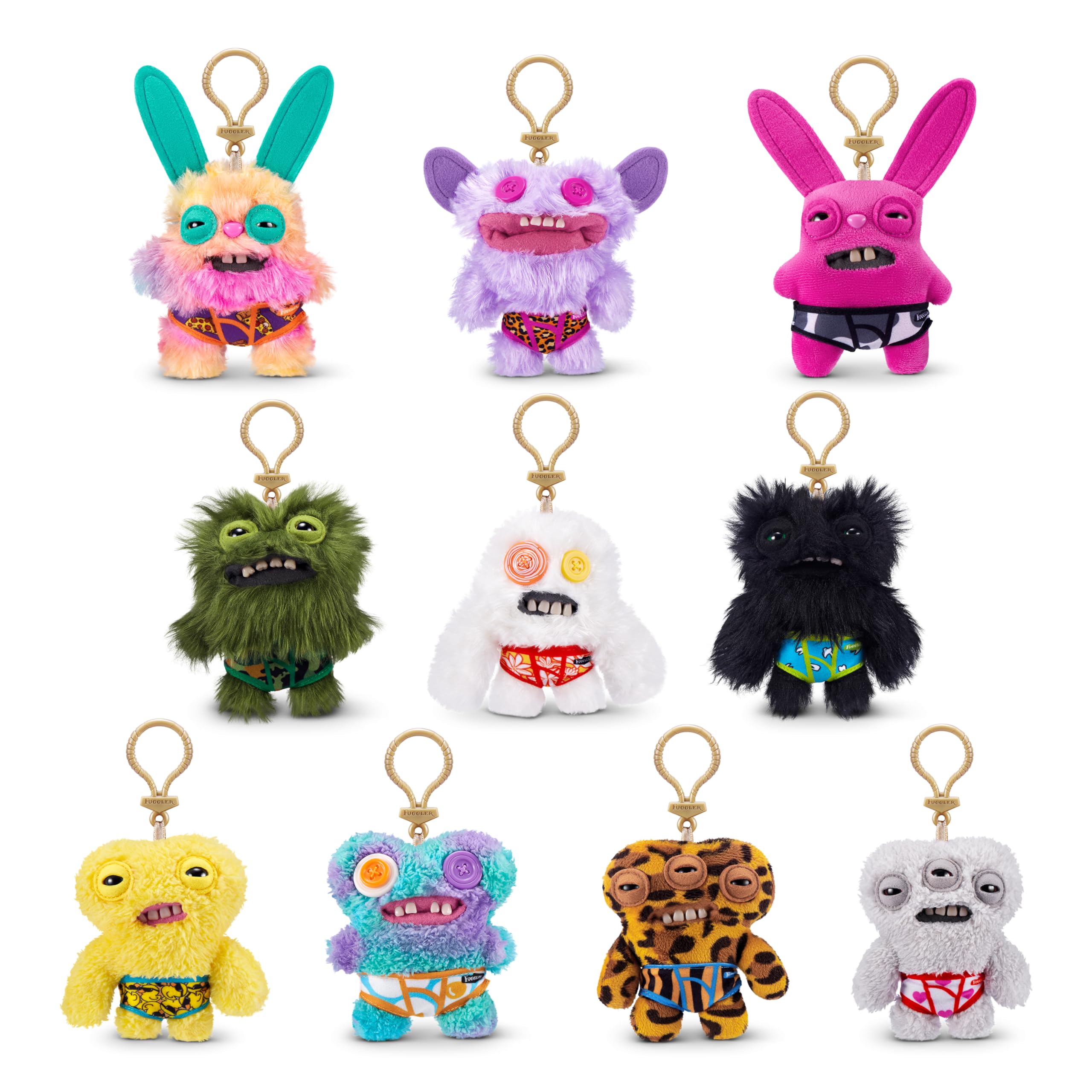 Foto 3 pulgar | Llaveros Fuggler Series 4 De Zuru Funny Ugly Monster (paquete De 3) - Venta Internacional.