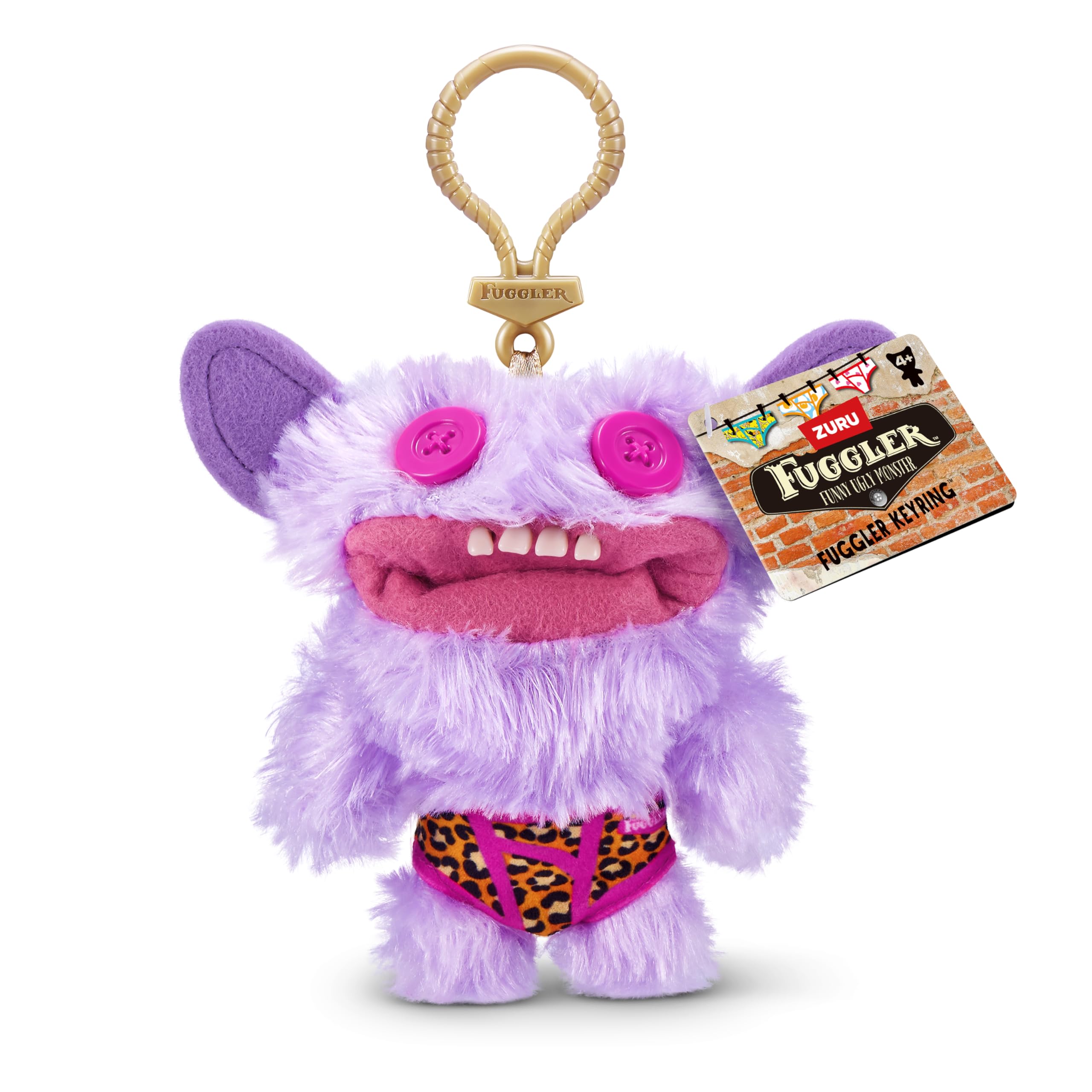 Foto 4 pulgar | Llaveros Fuggler Series 4 De Zuru Funny Ugly Monster (paquete De 3) - Venta Internacional.